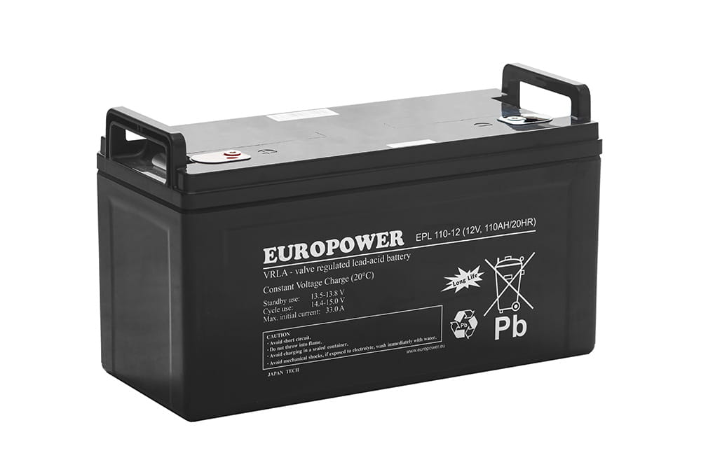 Akumulator AGM 110Ah 12V EPL Europower