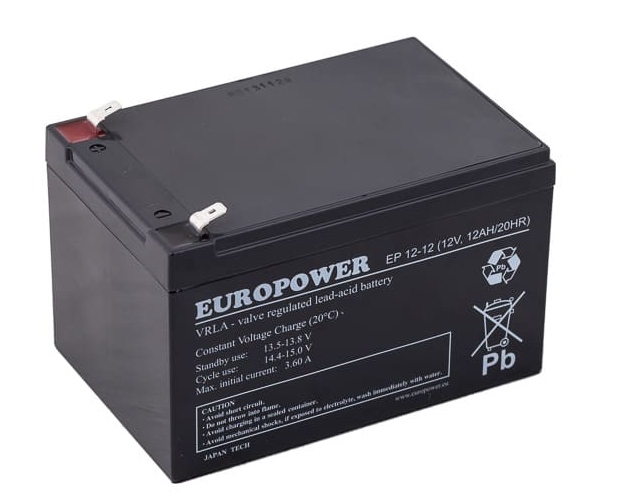 Akumulator AGM 12V 12Ah EP Europower