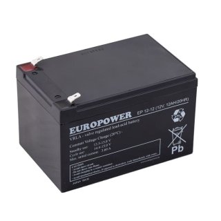 Akumulator AGM 12V 12Ah EP Europower