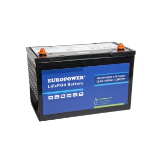 Akumulator EUROPOWER LiFePO4 12V 100Ah