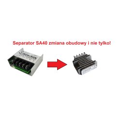  Moduł ładowania dodatkowego akumulatora - Separator SA40
