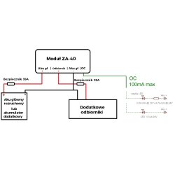 Zabezpieczenie akumulatora przed głębokim rozładowaniem ZA40